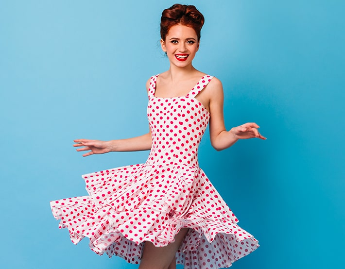 Robe Années 50, Vintage, Retro ☀ Pin Up ...